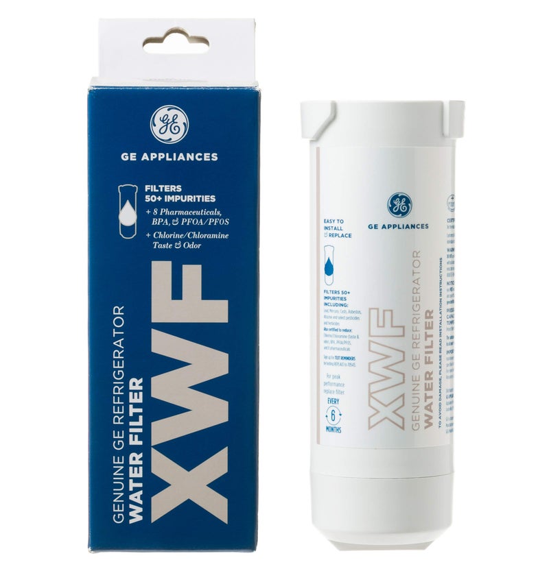GE XWF Refrigerator Water Filter | Certified to Reduce Lead, Sulfer, and 50+ Other Impurities | Replace Every 6 Months for Best Results | Pack of 1 - Image 2